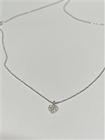 Collar Davite & Delucchi Mujer in Oro blanco Diamante CLN011304